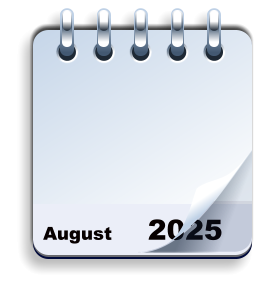 August	     2025